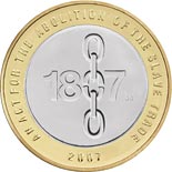 2 pound coin Bicentenary of the abolition of the slave trade in the British Empire | United Kingdom 2007