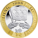 2 pound coin London 2012 Olympiad Handover | United Kingdom 2008