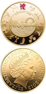 5 pound coin London 2012 Olympic Games  | United Kingdom 2012