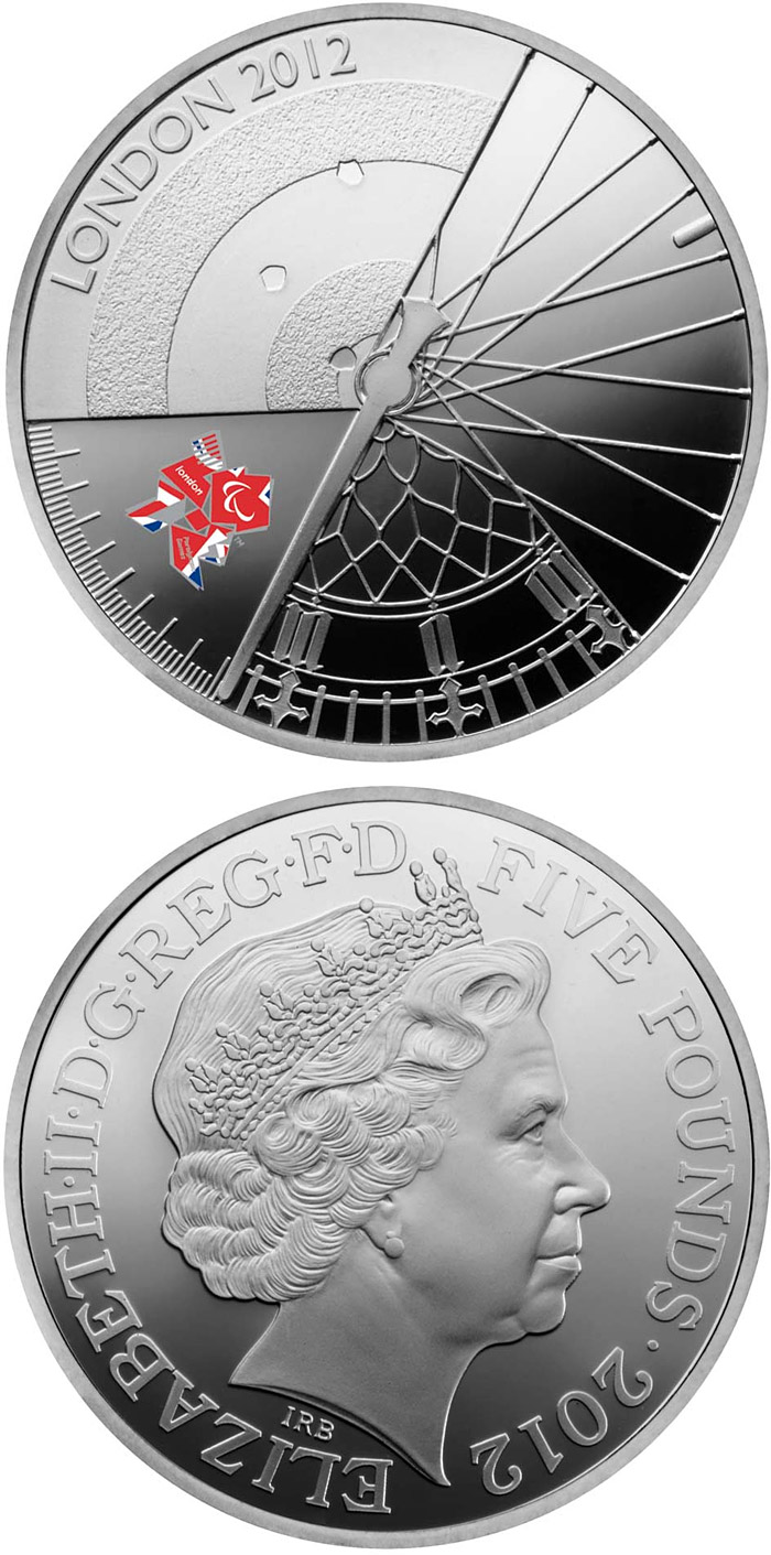 Image of 5 pounds coin - London 2012 Paralympic Games | United Kingdom 2012