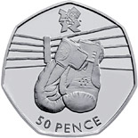 50 pound coin Boxing | United Kingdom 2011