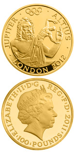 100 pound coin Higher - Jupiter  | United Kingdom 2011