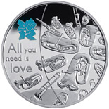 5 pound coin Music | United Kingdom 2010