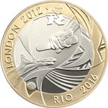 2 pound coin Handover to Rio | United Kingdom 2012