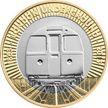 2 pound coin 150th Anniversary of the London Underground - The Train | United Kingdom 2013