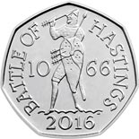 50 pence coin Battle of Hastings  | United Kingdom 2016