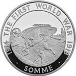 5 pound coin 100th Anniversary of The Battle of Somme | United Kingdom 2016
