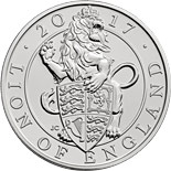 5 pound coin The Lion of England | United Kingdom 2017