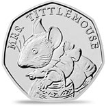 50 pence coin Mrs. Tittlemouse™ | United Kingdom 2018