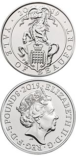 5 pound coin The Yale of Beaufort | United Kingdom 2019