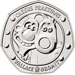 50 pence coin 30 Years of Wallace and Gromit | United Kingdom 2019