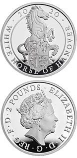 2 pound coin The White Horse of Hanover  | United Kingdom 2020