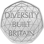 50 pence coin British Diversity | United Kingdom 2020