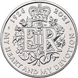 5 pound coin The Queen's 95th Birthday | United Kingdom 2021