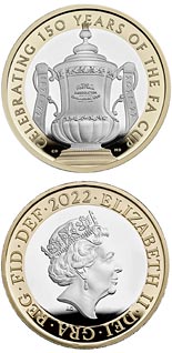 2 pound coin The 150th Anniversary of the FA Cup 2022 | United Kingdom 2022