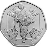 50 pence coin 150th Anniversary of the institution of the Victoria Cross | United Kingdom 2006