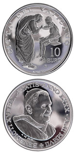 10 euro coin 81st World Mission Day  | Vatican City 2007
