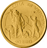 20 euro coin David and Goliath - The Judgement of Solomon  | Vatican City 2004