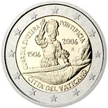2 euro coin 500th Anniversary of the Swiss Guard | Vatican City 2006