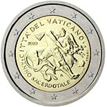 2 euro coin Year for priests | Vatican City 2010
