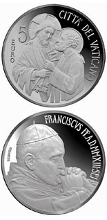 5 euro coin Beginning of the Pontificate of Pope Francis | Vatican City 2013