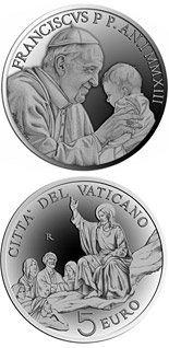 5 euro coin Pontificate of Pope Francis | Vatican City 2013