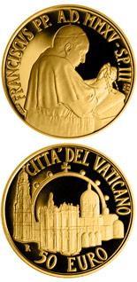 50 euro coin Pontifical Shrine of the Blessed Virgin of the Rosary of Pompeii | Vatican City 2015