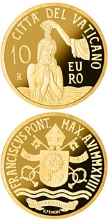 10 euro coin Baptism MMXVIII | Vatican City 2018