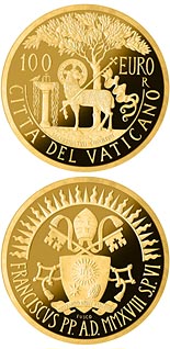 100 euro coin Apostolic Constitutions of Vatican II: Sacrosanctum Concilium | Vatican City 2018