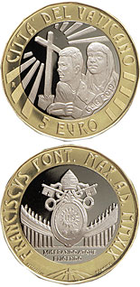 5 euro coin Day of Youth in Panama | Vatican City 2019