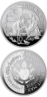 10 euro coin 52nd World Day of Peace | Vatican City 2019