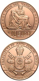 10 euro coin The Pietà | Vatican City 2020
