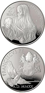 20 euro coin Pope Francis Year MMXX | Vatican City 2020