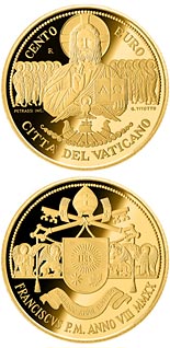 100 euro coin The Apostolic Constitutions of the 2nd Vatican Council: Dei Verbum | Vatican City 2020