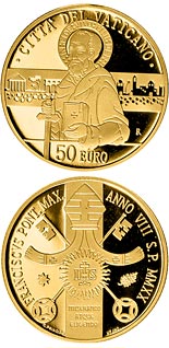 50 euro coin Acts of Apostles: Paul Witness of Christ | Vatican City 2020