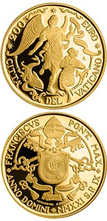 200 euro coin The Archangels: Raphael | Vatican City 2021