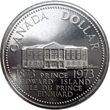 1 dollar Prince Edward Island's centennial - 1973 - Series: Commemorative Circulation Loonies - Canada