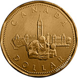 1 dollar The 125th Anniversary of Confederation - 1992 - Series: Commemorative Circulation Loonies - Canada