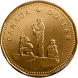 1 dollar The Peacekeeping coin - 1995 - Series: Commemorative Circulation Loonies - Canada