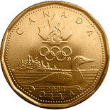 1 dollar Lucky Loonie - 2004 - Series: Commemorative Circulation Loonies - Canada