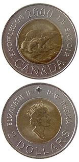 2 dollars Path of Knowledge - 2000 - Series: Commemorative Circulation Toonies - Canada