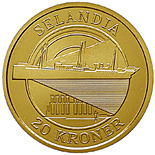 20 krone coin Selandia | Denmark 2008