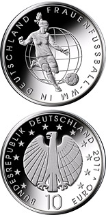 10 euro coin Frauenfußball-WM 2011 | Germany 2011