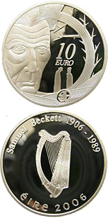 10 euro Samuel Beckett Birth 100th Anniversary - 2006 - Series: Silver 10 euro coins - Ireland