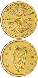 20 euro UNESCO Heritage Site of Skellig Michael - 2008 - Series: Gold 20 euro coins - Ireland