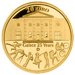20 euro 25th anniversary of Gaisce/The President's Award - 2010 - Series: Gold 20 euro coins - Ireland