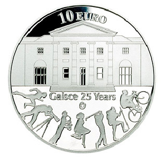 10 euro 25th anniversary of Gaisce/The President's Award - 2010 - Series: Silver 10 euro coins - Ireland