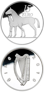 15 euro The Horse - 2010 - Series: Animals of Irish Coinage - Ireland