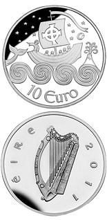 10 euro St. Brendan The Navigator - 2011 - Series: Silver 10 euro coins - Ireland