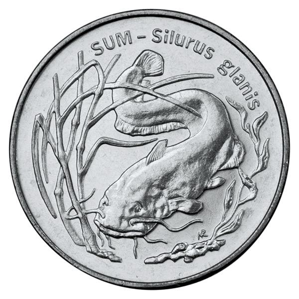 2 zloty Wels catfish - 1995 - Series: Animals of the World  - Poland